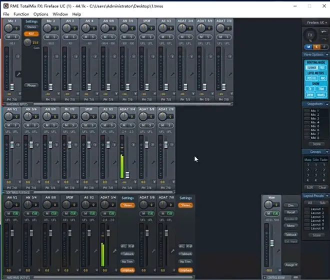 RME 声卡驱动设置搭载常用机架视频教程-匠心音频资源网
