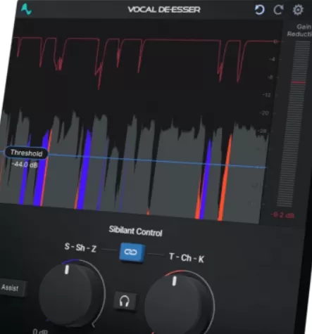 [人工智能去齿音插件]Antares Vocal De-Esser v1.0 [WiN, MacOSX]（8.23MB+51.5MB）-匠心音频资源网