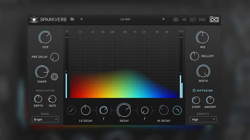 [算法混响插件] UVI SparkVerb v1.5.0-R2R [WiN]（22.3MB）-匠心音频资源网