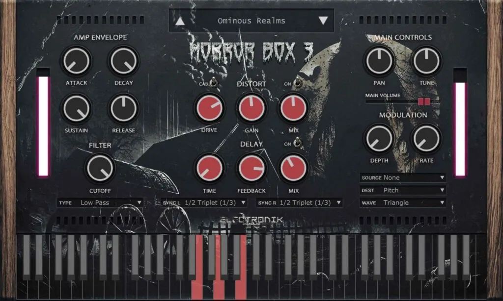 [恐怖音景氛围融合效果乐器插件] Electronik Sound Lab HORROR BOX v3.0.1 RETAiL [WiN, MacOSX]（2.39GB）-匠心音频资源网