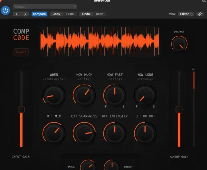 [一体化动态包络塑形工具] Cr8ive Audio The Compressor Code v1.0.0 [WiN, MacOSX]（15.7MB+88.40MB）-匠心音频资源网