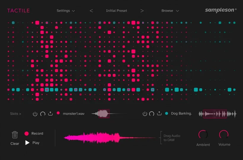 [触控式氛围声音设计插件] Sampleson Tactile v1.0.2 Incl. Keygen-MOCH [WiN]（36.1MB）-匠心音频资源网