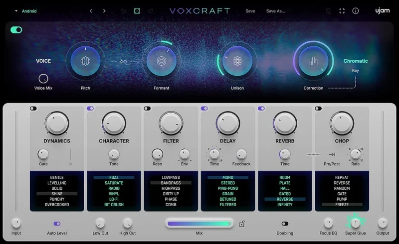 [打造独一无二的声音：人声专用多效果处理器] UJAM VOXCRAFT v1.0.0 [WiN, MacOSX]（61.6MB+284MB)-匠心音频资源网
