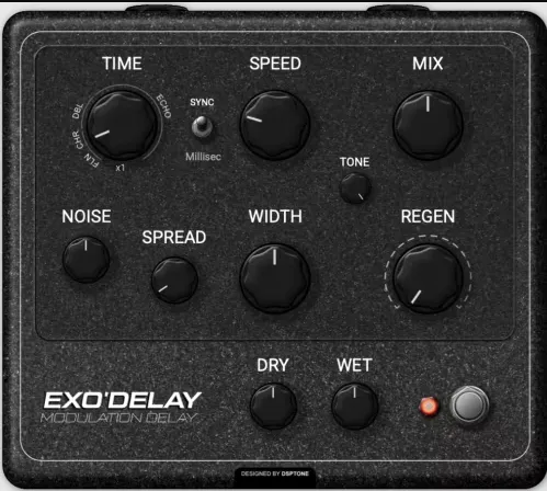 [调制延迟效果器] DSPTone ExoDelay v1.0.5 [WiN, MacOSX]（66MB+18MB)-匠心音频资源网
