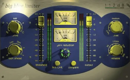 [模拟限制器] 112dB Big Blue Limiter v2.0.1 Incl Patched and Keygen-R2R [WiN]（10.1MB）-匠心音频资源网