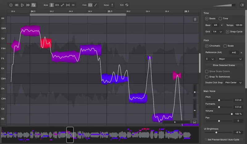 [比 Melodyne 好用的人声编辑和音高修正工具] DoublePi Technologies Vovious v1.0.12 Incl Patched and Keygen-R2R [WiN]（14MB+24MB）-匠心音频资源网